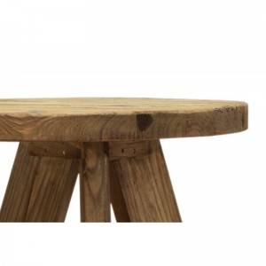 Table basse ronde 60 cm - zoom produit bois de qualité - ORIGIN