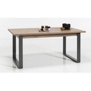 Table extensible 180-240 cm finition bois & métal - FABRIC