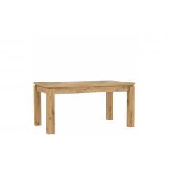 Table de repas extensible  de 160 cm à 207 cm finition bois de chêne - IBIZA