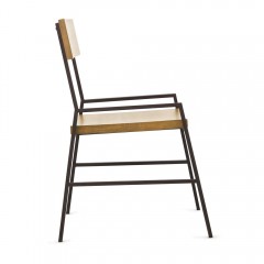 Chaise en bois de pin et métal - NORDIK