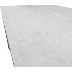 Table de repas rectangulaire 160 cm gris décor béton texturé - PENSIERO