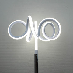 Lampadaire design LED boucles  - ambiance - MARIO