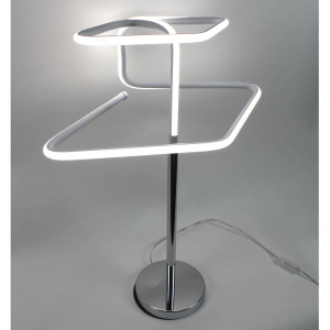 Lampe design originale LED - vu de profil - QUADRA