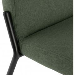 Chaise en tissu avec pied noir - JASPE 500