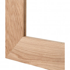 Miroir en bois de chêne 150x70 cm - zoom - EMBRUN 598