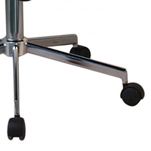 Fauteuil de bureau en tissu gris anthracite avec accoudoirs assise réglable roulettes et structure en métal - CALL