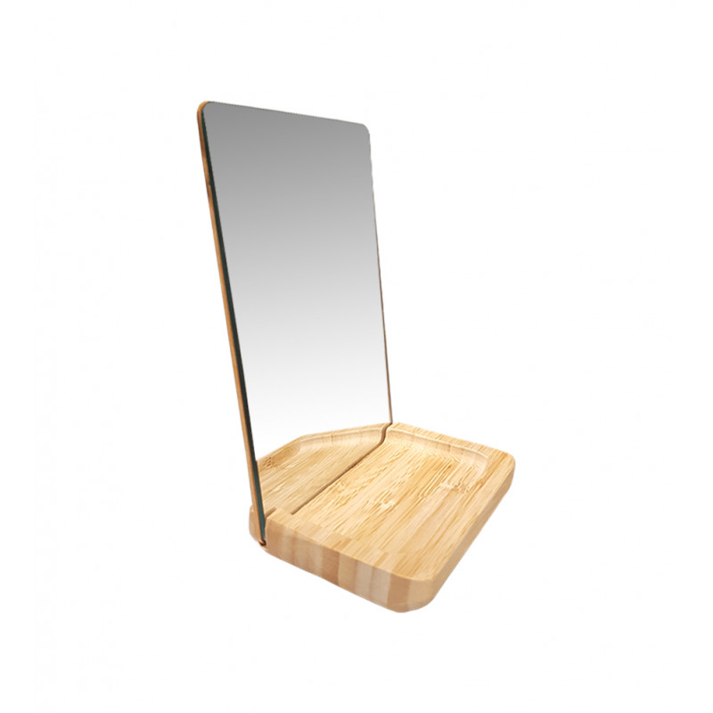 Miroir à main en bois de hêtre - Vie pratique/Plateaux Montessori - Môme  des bois