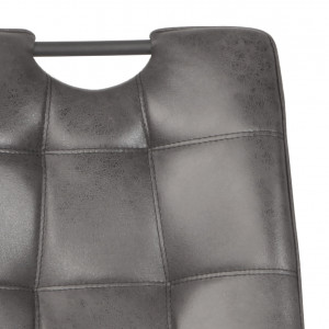 Chaise design vintage avec piètement métal noir - zoom - SPOOKY
