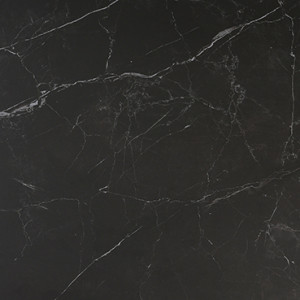Table extensible en céramique marbre noir L160/240cm - zoom matière - UNIK