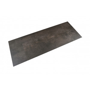 Table extensible en céramique finition iron L160/240cm - zoom plateau- UNIK