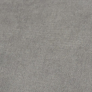 Canapé droit 2 places en tissu avec 2 coussins d'accoudoirs et piètement métal - gris - Vue matière -  TYNA