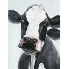 Peinture sur toile cadre décoratif 3 vaches - Zoom - MARGUERITE
