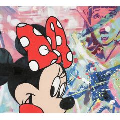 Peinture sur toile cadre décoratif personnage Disney® - Zoom - MINNIE