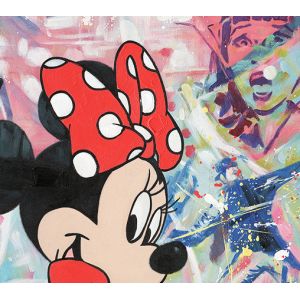 Peinture sur toile cadre décoratif personnage Disney® - Zoom - MINNIE