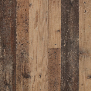 Dressing avec portes coulissantes en bois effet vintage L170 cm - zoom matière - TOM
