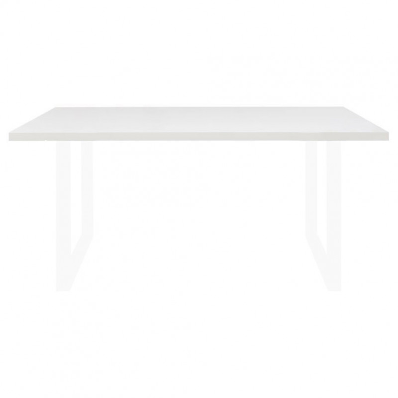 Plateau de table en bois effet blanc mat - vue de face - CHOICE