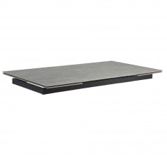 Table extensible en céramique marbre grey L160/240cm - vue de 3/4 - UNIK
