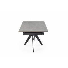 Table de repas avec plateau marbre grey - croix ajouré - PIEDS N°2