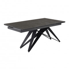 Table de repas avec plateau vintage grey - design épuré - PIEDS N°6