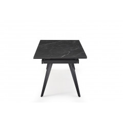 Table de repas avec plateau marbre noir - 4 pieds - PIEDS N°4