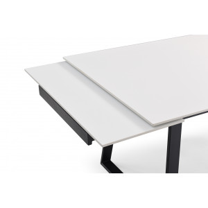 Table de repas avec plateau blanc pure - luge - PIEDS N°1