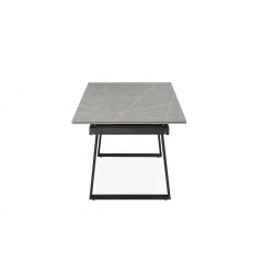 Table de repas avec plateau marbre grey - luge - PIEDS N°1