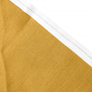 Cache-sommier tapissier en tissu polyester - jaune  - TOPAZE