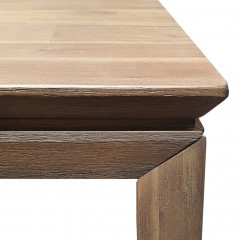Table de repas extensible L180cm en bois d'acacia - zoom - AMALFI