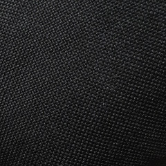 Banquette d'angle convertible réversible et modulable en tissu capitonné noir - CASSIE