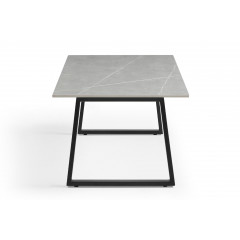 Table basse en céramique finition marbre grey - UNIK