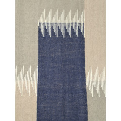 Tapis tissé en laine et coton motif patchwork 160x230cm - zoom - ADEL 045