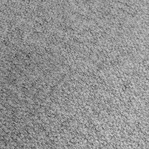 Fauteuil en tissu gris chiné avec accoudoirs - zoom matière - TRENDY