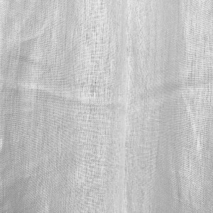 Rideau à œillets en lin 140x300cm - coloris gris - zoom matière - VALLON