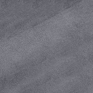 Lit boxspring complet en velours gris 160x200 - zoom tissu - GENEVE