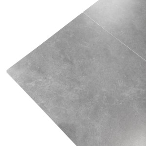 Table extensible en céramique 140/200 cm - coloris gris - zoom matière - SOHO