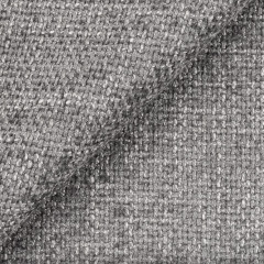 Fauteuil bas arrondi et enveloppant en tissu - 6 coloris - BERRY
