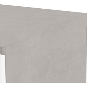 Grande commode basse 2x3 tiroirs rangement chambre - coloris gris - zoom angle - SOFT