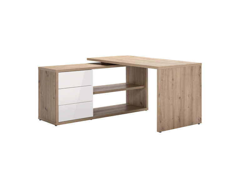 Bureau en bois avec tiroirs, de style classique