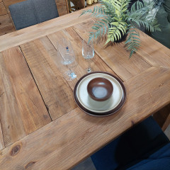 Table extensible en bois de pin recyclé 224/264/304cm - vue en ambiance - ORIGIN 2