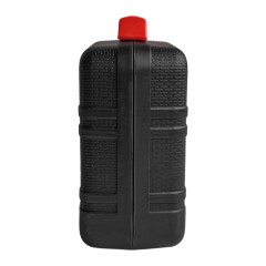 Boîte à outils noire et rouge avec 39 pièces en acier et polypropylène - boîte à outils vue de côté - MAC
