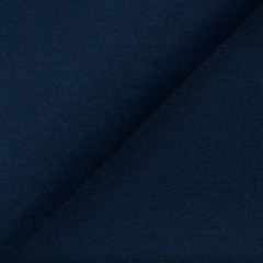 Lit boxspring avec coffre en velours bleu 160x200 - zoom tissu - MEGEVE