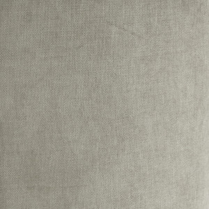 Fauteuil rond pivotant à 360° en tissu doux gris clair avec un coussin - zoom tissu gris - NOEMIE