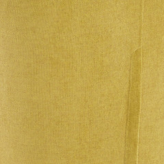 Fauteuil rond pivotant à 360° en tissu doux jaune avec un coussin - zoom tissu gris - NOEMIE