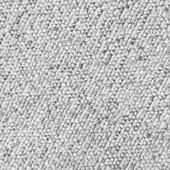 Canapé 3 places tissu chiné gris clair, pieds métal noir et têtières inclinables - zoom tissu chiné -  PANAMA
