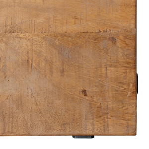 Table de repas L180cm en bois de manguier aspect vieilli - TELLURIDE