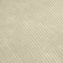 Canapé d'angle convertible en tissu beige côtelé - DOULY - zoom tissu beige