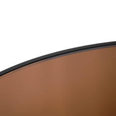Table basse ronde avec plateau en verre cuivrée D.80cm - GILO 785 - zoom plateau 2