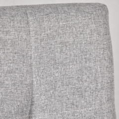 Chaise rotative en tissu & piètement en chêne - 3 coloris - HORTENSE