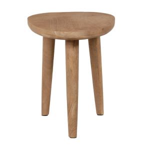 Table basse ovale en bois de manguier massif - JENA