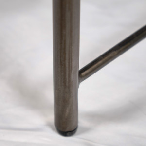 Table basse rectangulaire 90x50 cm decor métal et pieds métal - CLYDE